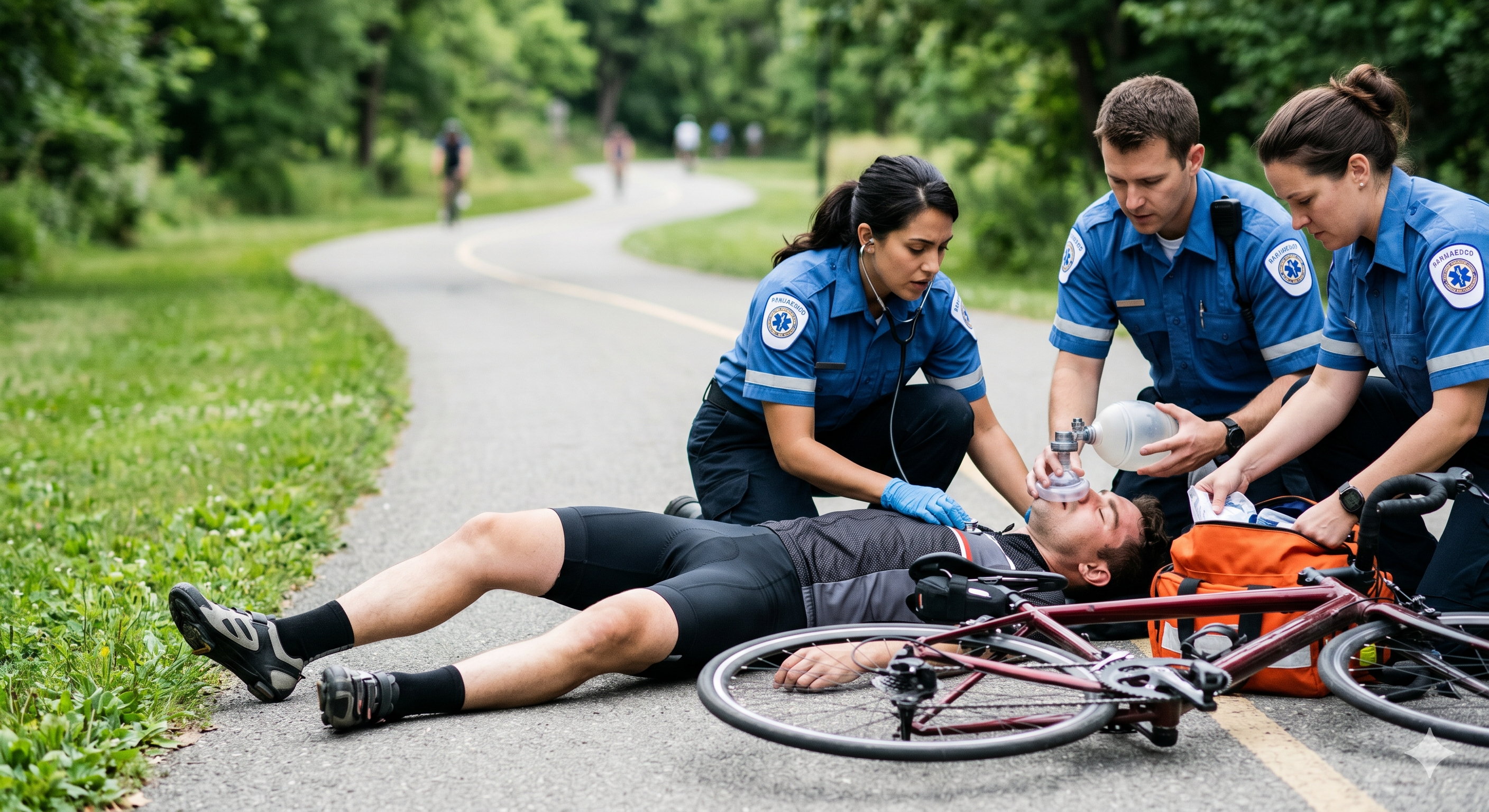 The cyclist who could not speak
